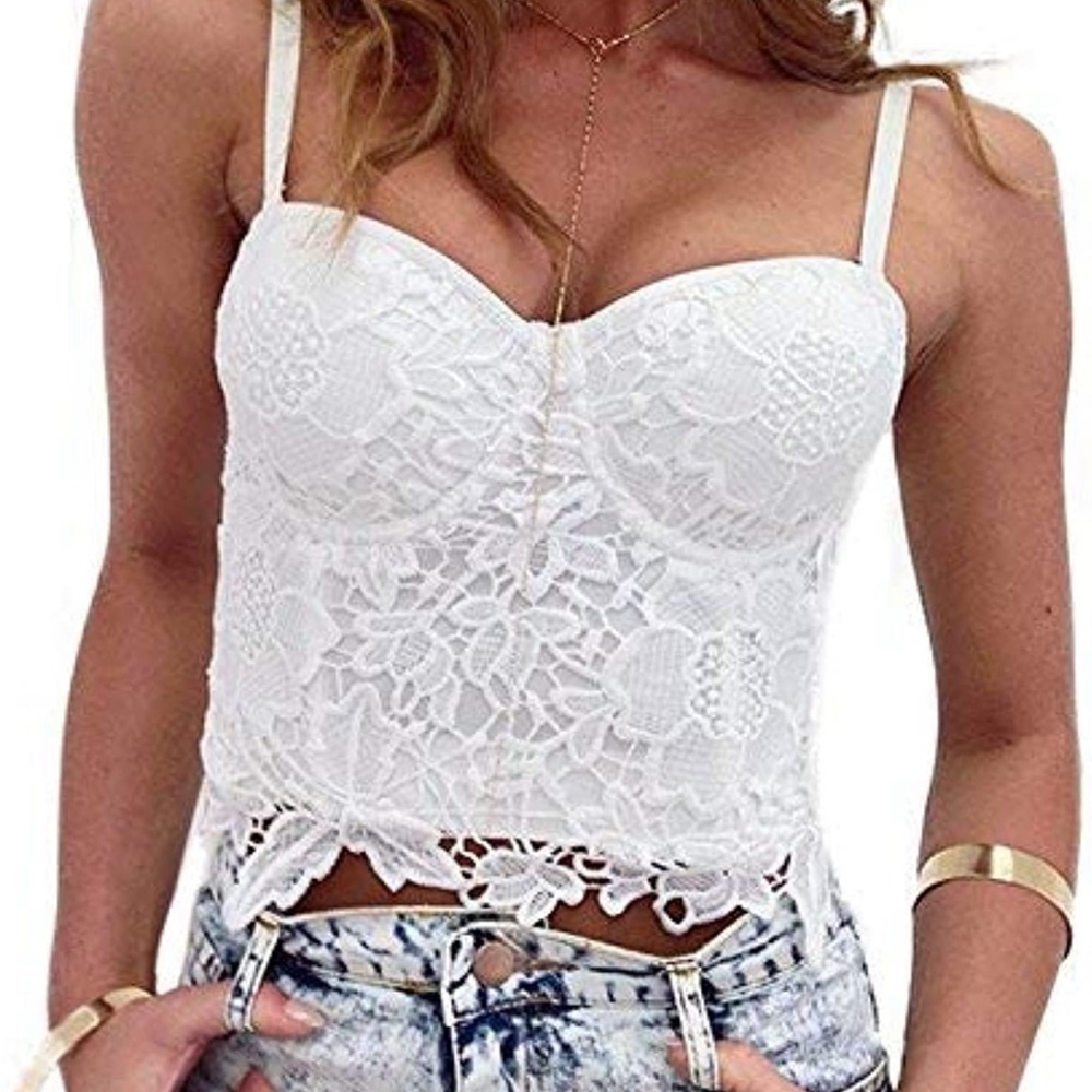 Corset Crop Top NWOT